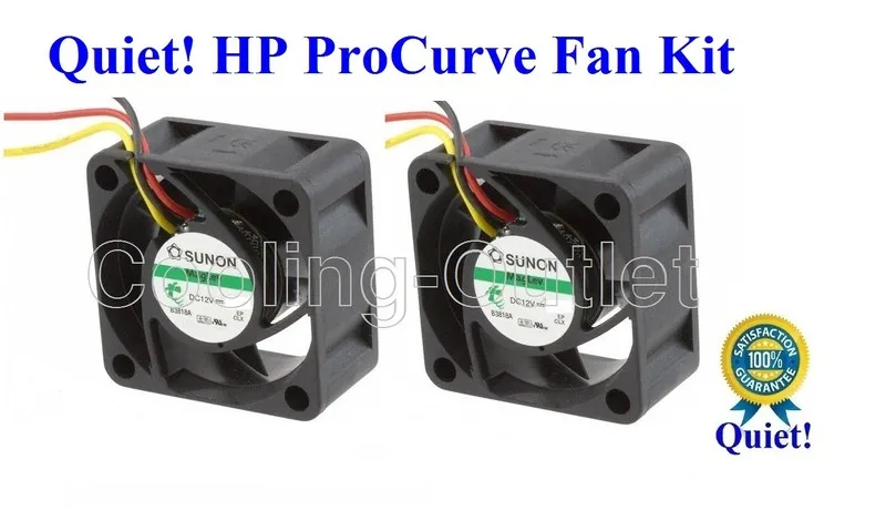 Коммутатор 2x Quiet Version Sunon fans для HP ProCurve 2510G-24 (J9279A)