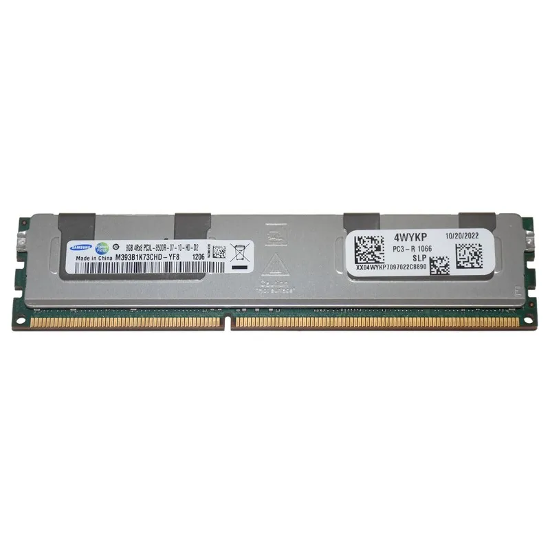 Модуль памяти Samsung 8GB 4Rx8 PC3L-8500R DDR3 ECC RDIMM M393B1K73CHD-YF8 Server — фото лота 1