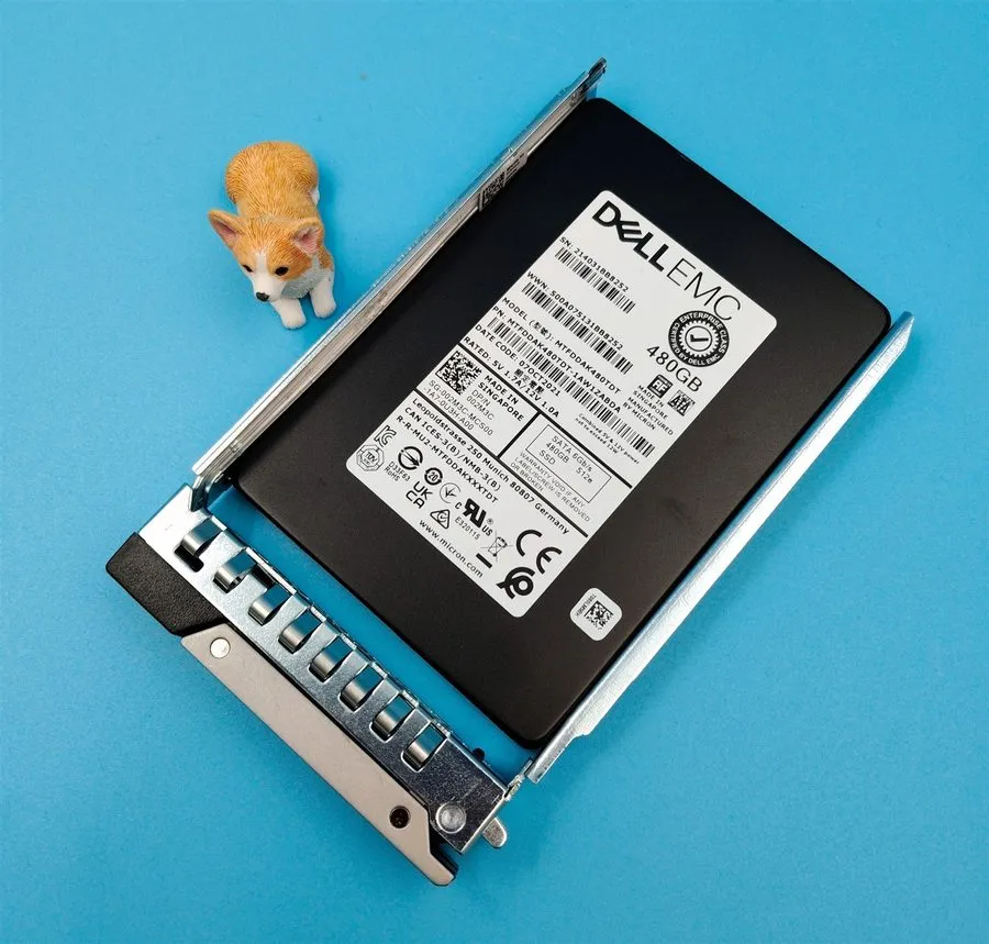 02M3C 002M3C MTFDDAK480TDT DELL 480GB 6G 512E 2.5" SATA SSD R640 R740 POWEREDGE