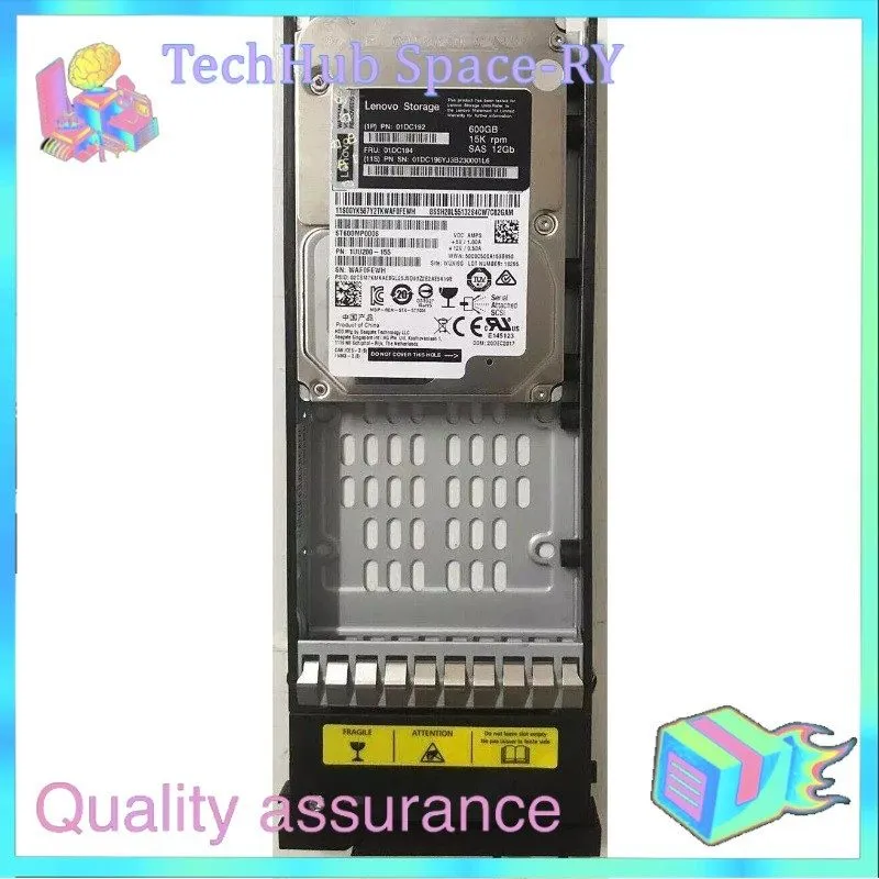 Сервер Lenovo / IBM 01DC192 01DC194 ThinkSystem 600GB 15K 2.5" SAS Hard Drive HD