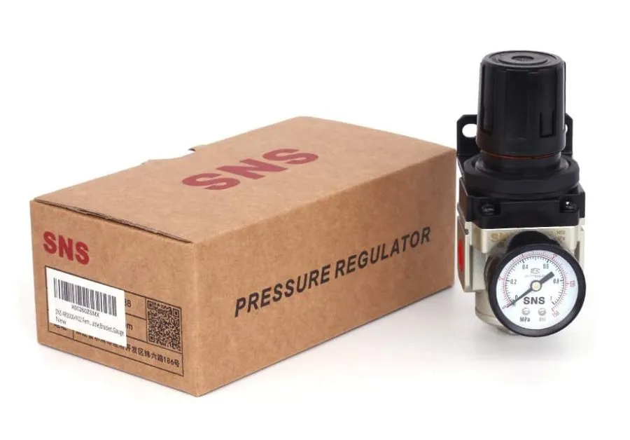 Трубопроводная арматура AR3000-N02 Female Thread 1/4 NPT Air Pressure Regulator 