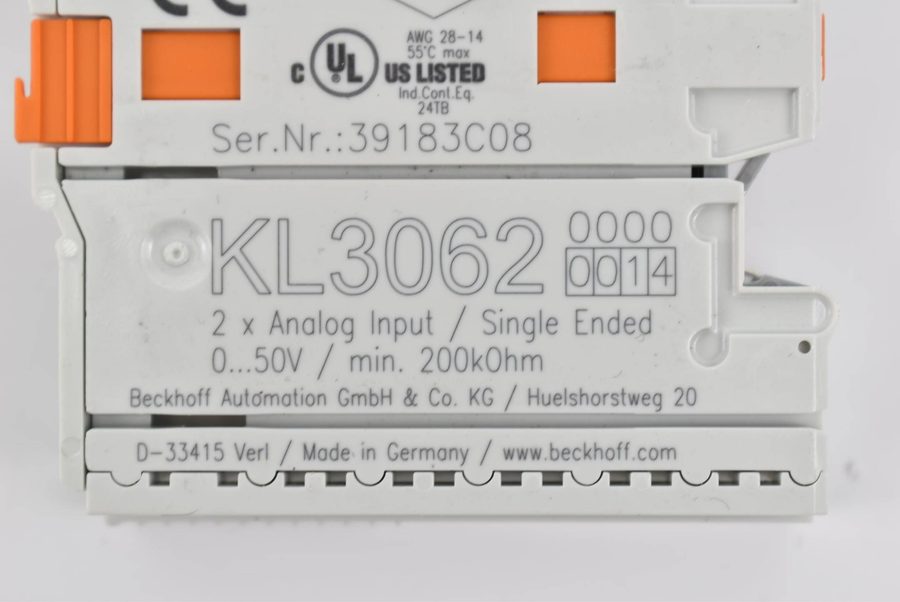 Фото лота KL3062-0014 от продавца №45752