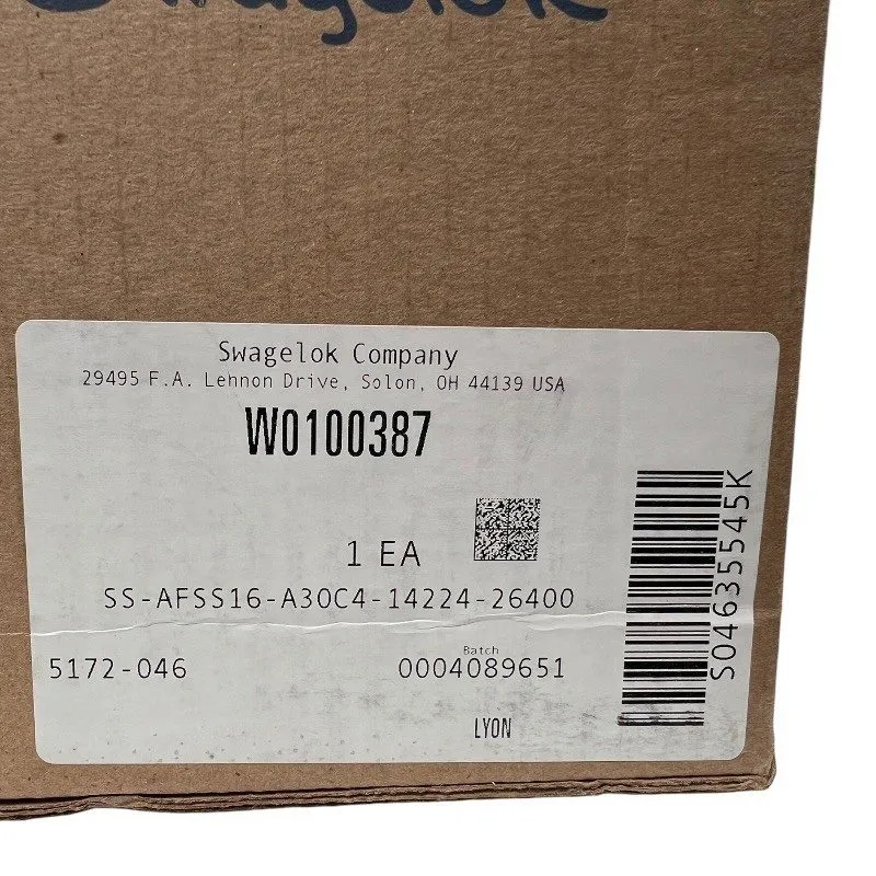 Клапан SWAGELOK W0100387 SS-AFSS16-A30C4 Ball Valve With Actuator — фото лота 1