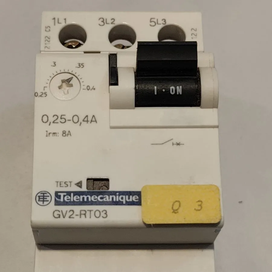 Автоматический выключатель Telemecanique GV2-RT03 Motor Circuit Breaker 0.25-0.4