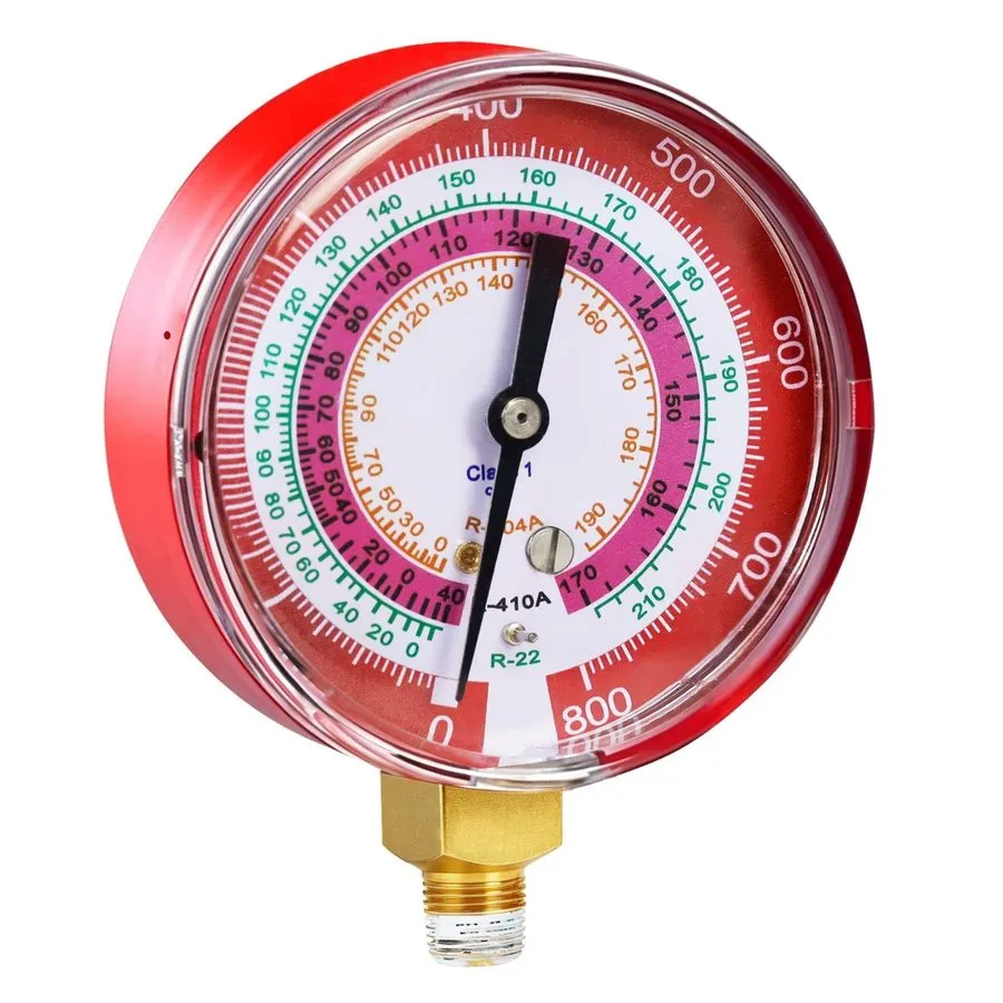 Манометрический коллектор Yellow Jacket HVAC 4-Valve Manifold Gauge Set w/ Hoses
