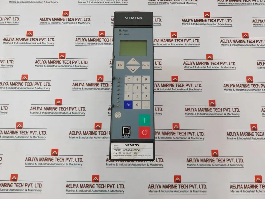 Реле защиты Siemens 7SK8031-5EB90-1HE0/CC Overcurrent Protection Relay 5A/240V A
