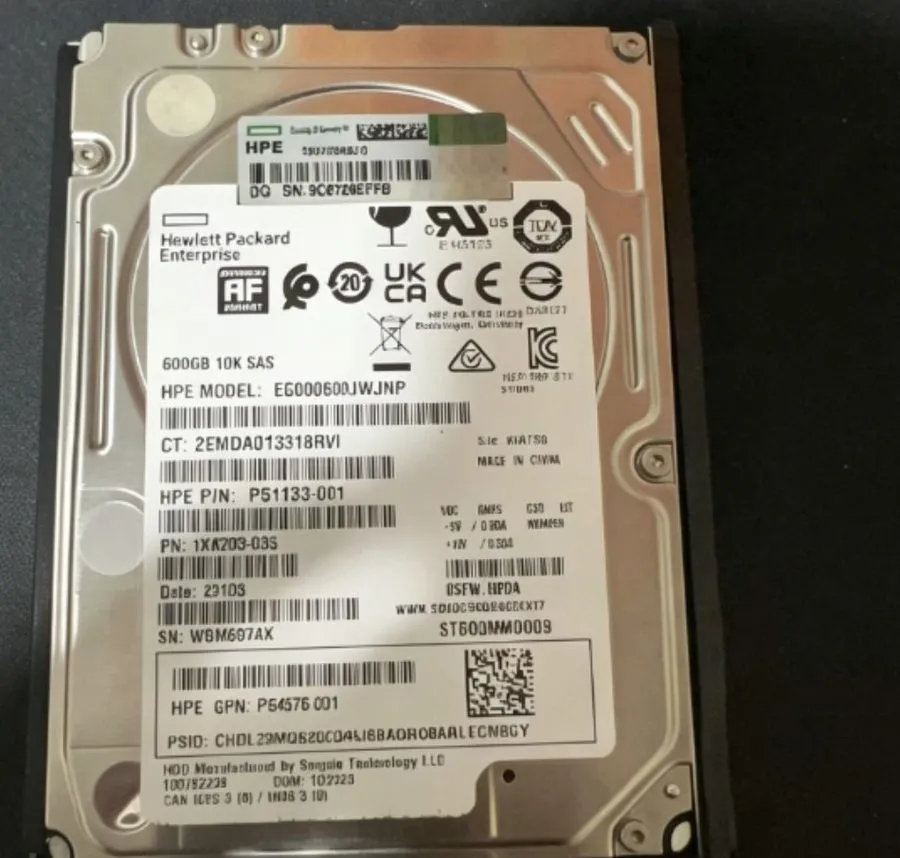 Жёсткий диск HPE 600GB SAS 12G 10K SFF DP HDD EG000600JWJNP ST600MM0009