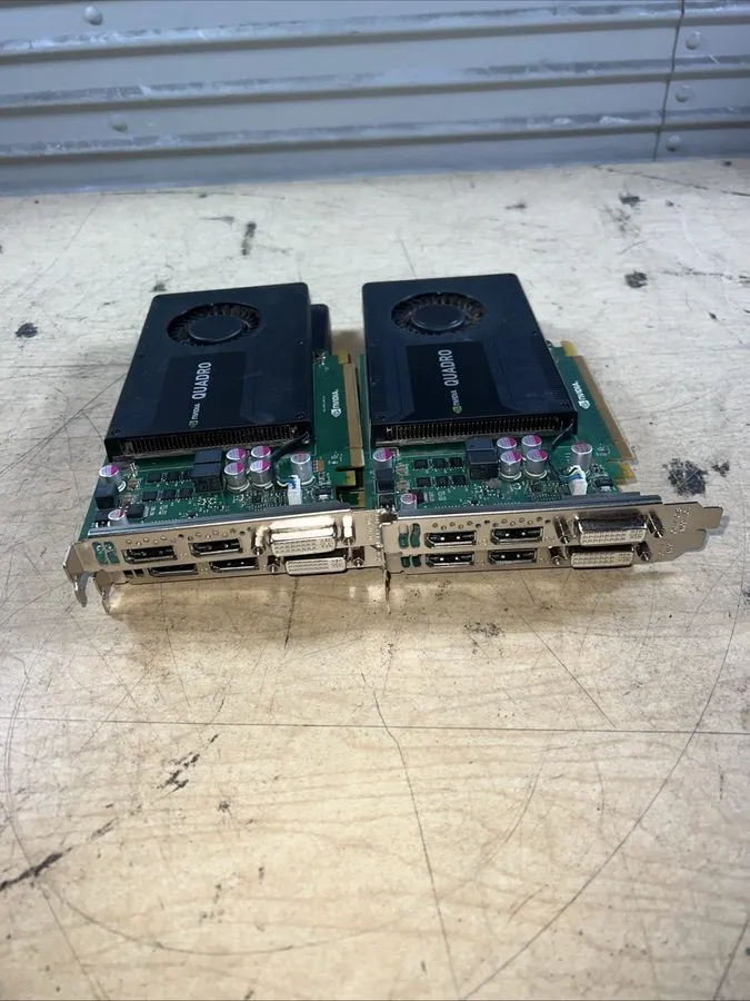 X4 NVIDIA QUADRO K2000 CARD