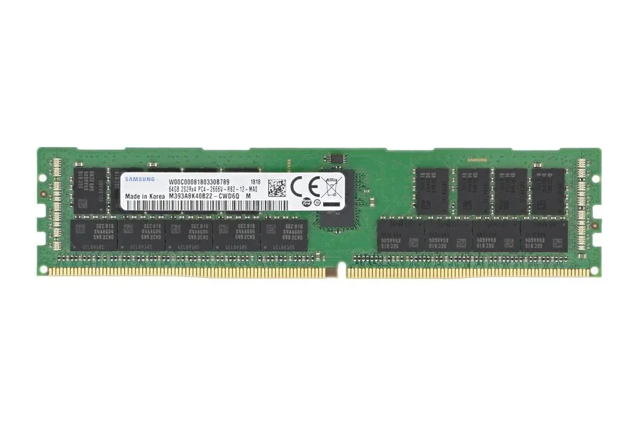 Модуль памяти Samsung 64GB PC4-2666V-R 2S2Rx4 DDR4 ECC REG RDIMM M393A8K40B22-CW