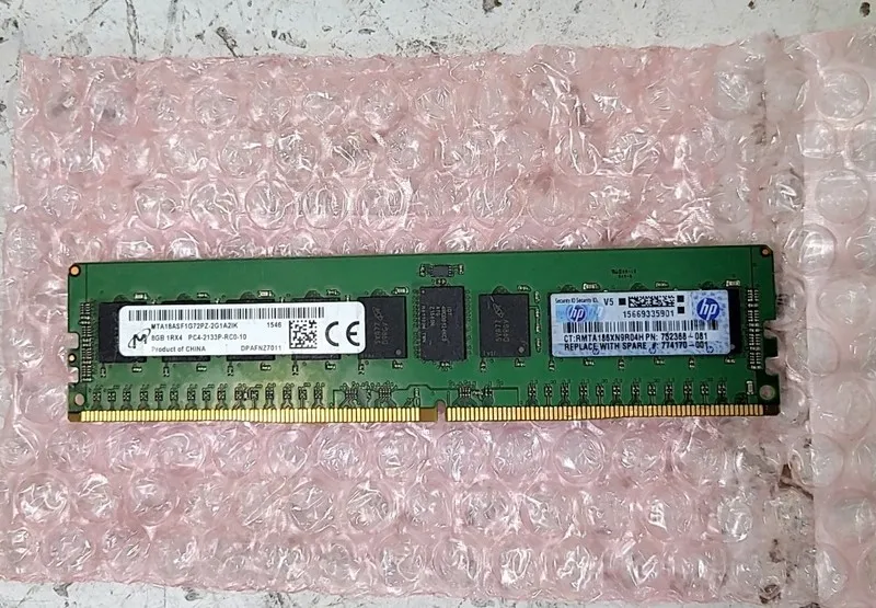 Модуль памяти Micron 8GB 1Rx4 DDR4-2133P RDIMM SERVER RAM MTA18ASF1G72PZ-2G1A2IK