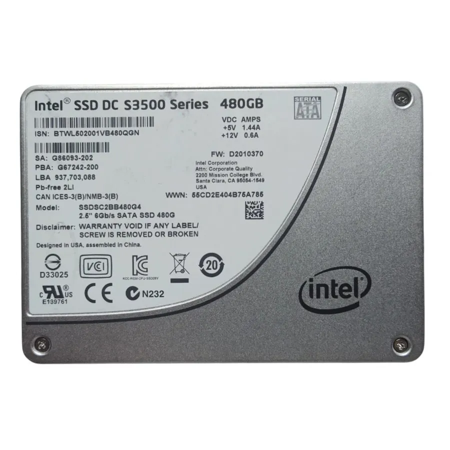 SSD-накопитель Intel DC S3500 480GB SSD 2.5 inch 6Gb/s SATA Solid State Drive SS