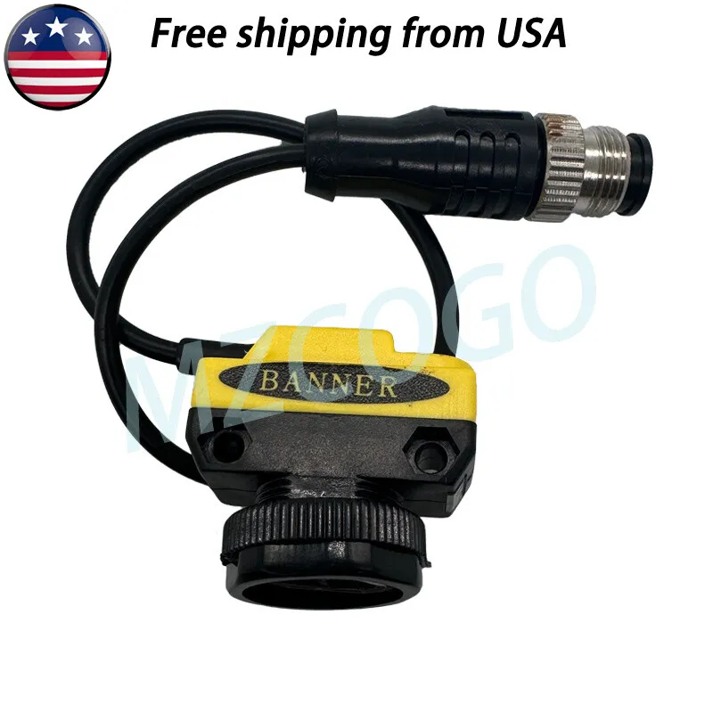 Фотоэлектрический датчик BANNER ENGINEERING QS18VP6FF150Q5 Photoelectric Sensor, — фото лота 2