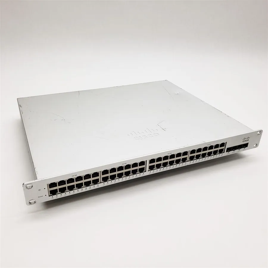 Коммутатор Cisco Meraki MS220-48FP-HW L2 48 Port Gigabit 740W PoE Switch *UNCLAI