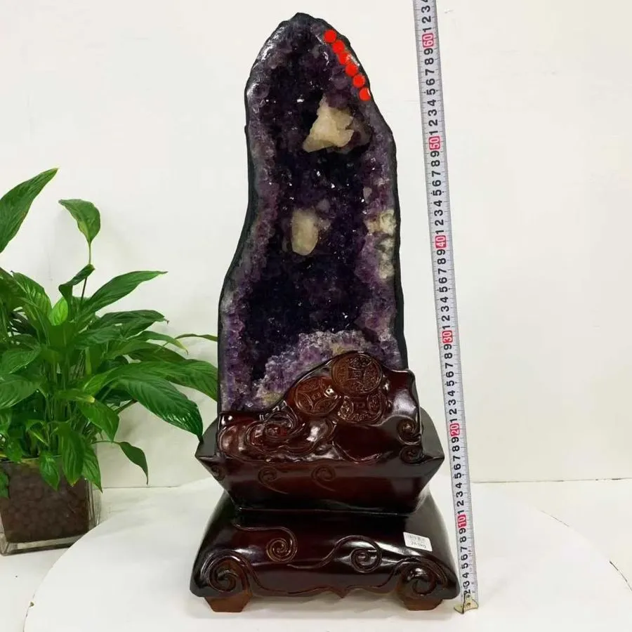 Лабораторный прибор 57.2LB Natural Amethyst flowers strange stone quartz crystal — фото лота 2