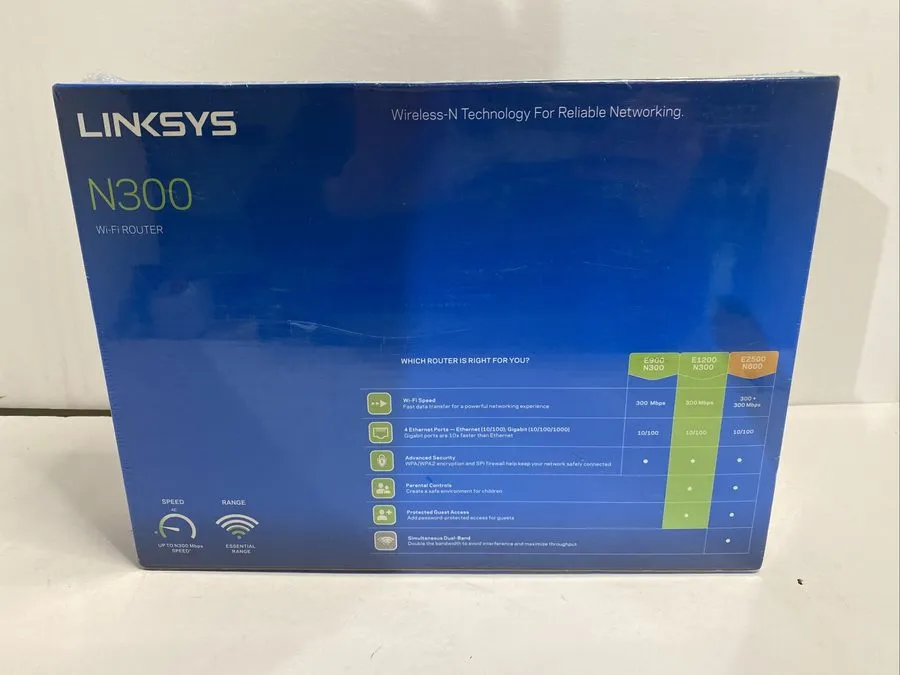 Маршрутизатор Linksys E1200-NP Wireless Router N300 Capacity Group A 4 Port Wi-F
