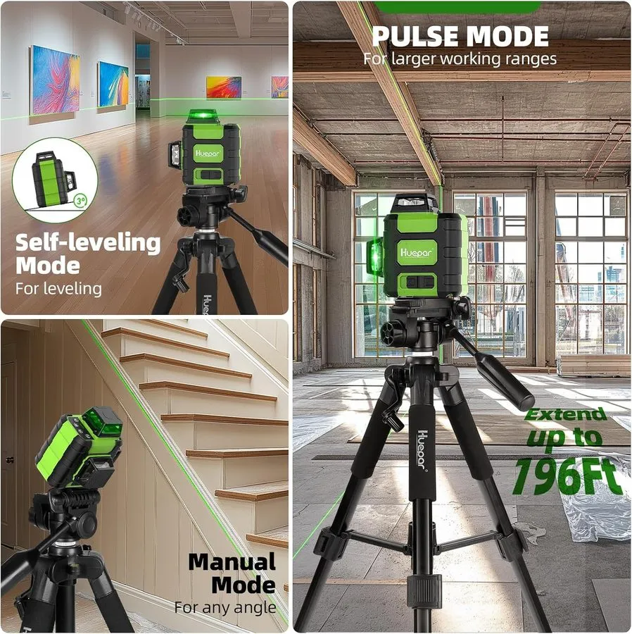 Оборудование видеонаблюдения Laser Level 360 with Tall Tripod Self Leveling Rech — фото лота 2