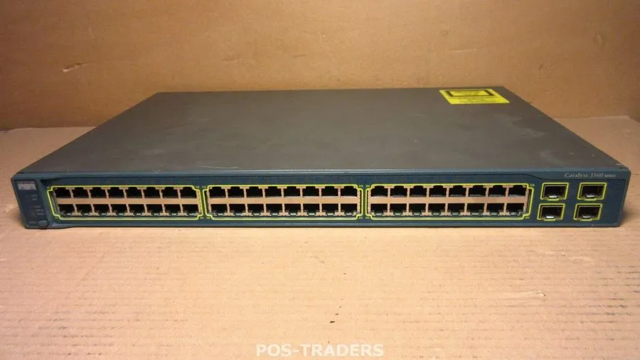 Коммутатор Cisco WS-C3560-48TS-E 48 Port FE 4x SFP Switch IPS Image Fully — фото лота 1
