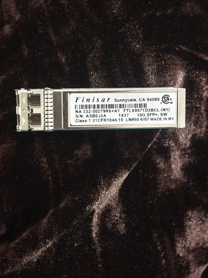 Трансивер Netapp 332-00279R6+A0 FINISAR FTLX8571D3BCL-N1 10GB SFP+ NA Transceive
