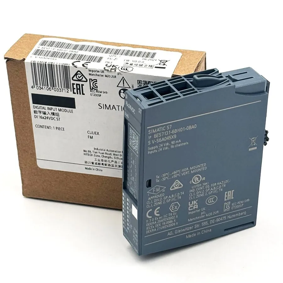 Модуль ввода-вывода 6ES7131-6BH01-0BA0 SIEMENS SIMATIC ET 200SP DI 16x 24V DC ST — фото лота 2