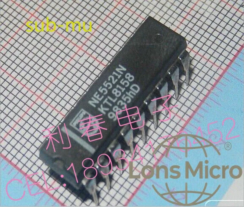 Датчик LVDT signal conditioner IC PHILIPS/SIGNETICS DIP-18 NE5521N #sub/95
