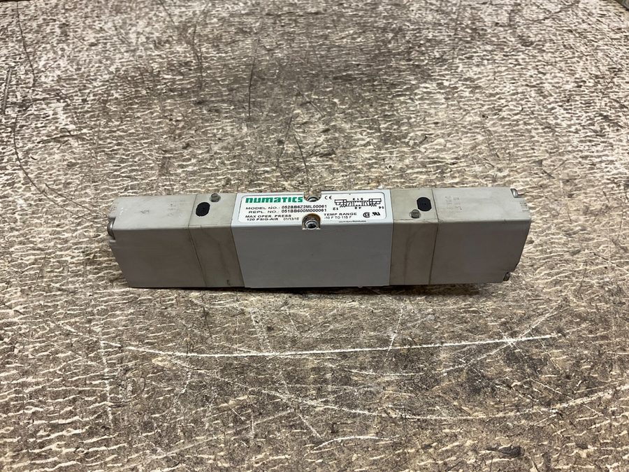 Электромагнитный клапан Numatics 052BB6Z2ML00061 24 VDC Solenoid Pneumatic Valve