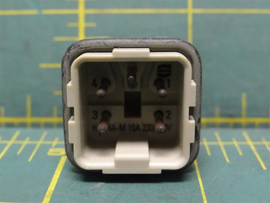 Разъём Harting Rectangular Connector Insert, 10 A 09200042611 — фото лота 1