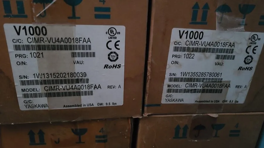Частотный преобразователь YASKAWA V1000 VFD Ac Drive, CIMR-VU4A0018FAA 7.5kW 10H