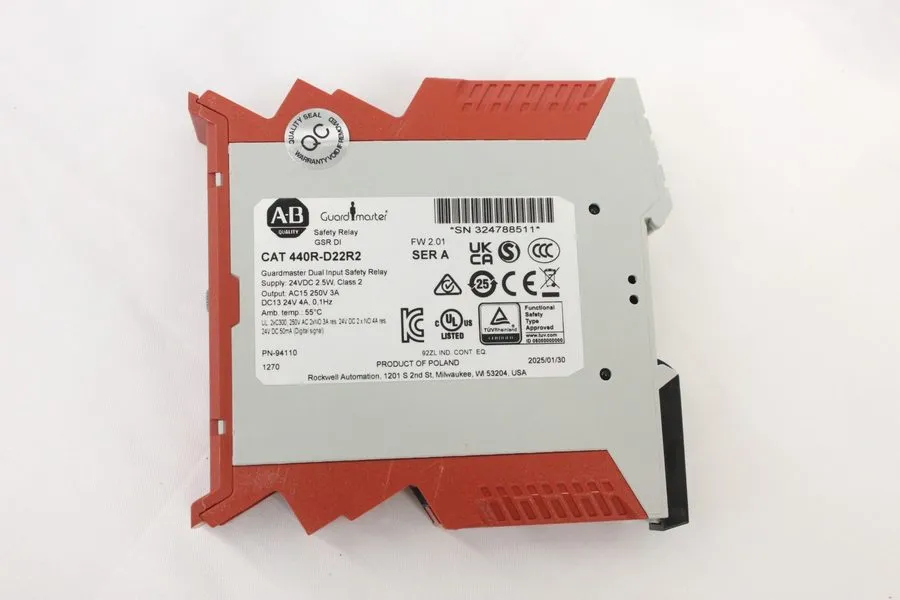 Реле безопасности 440R-S12R2 Allen Bradley Guardmaster Single Input Safety Relay