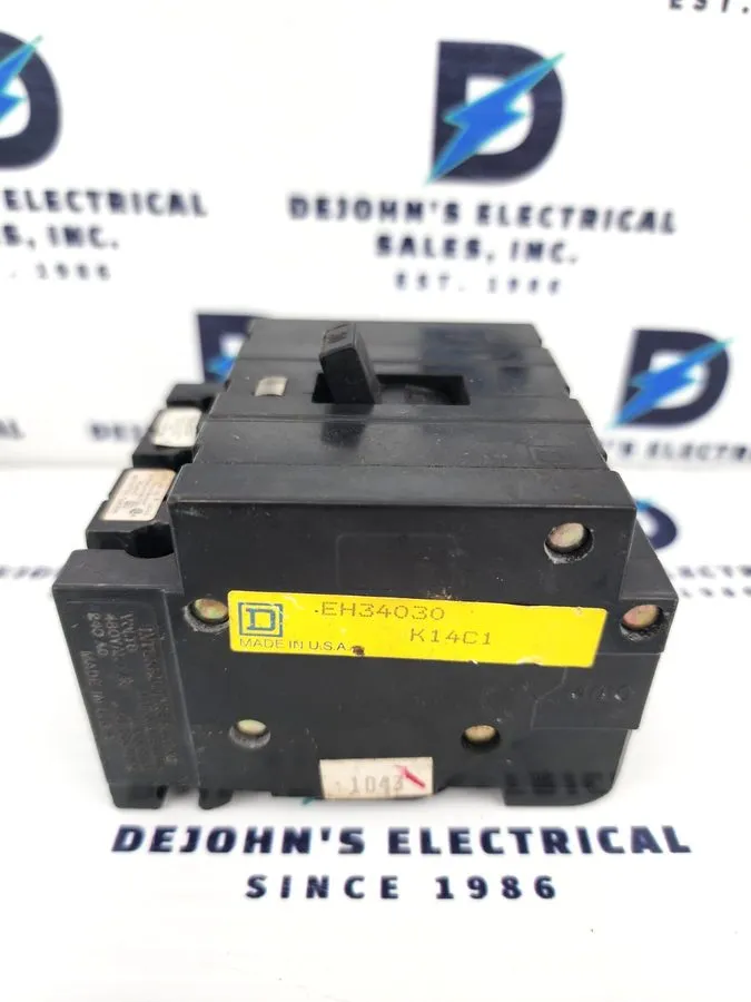 Автоматический выключатель SQUARE D EH34030 30 AMP 480V 3 POLE CIRCUIT BREAKER