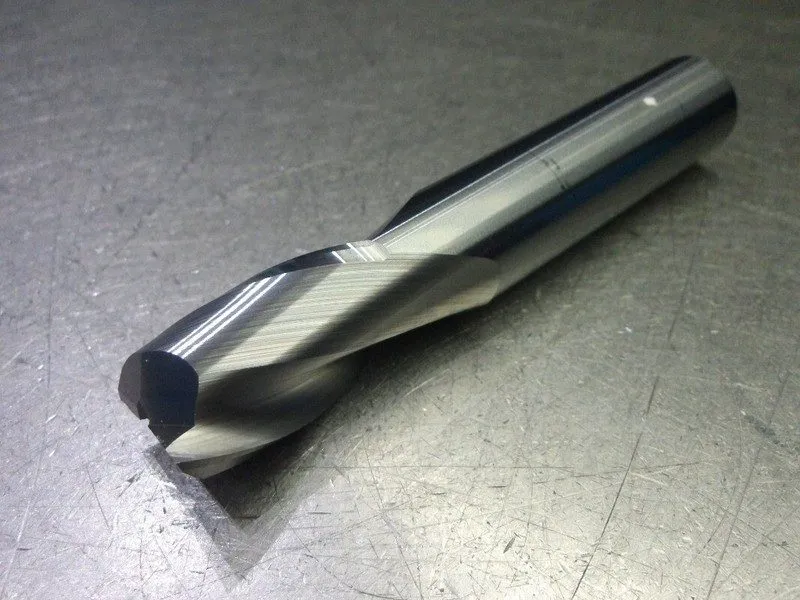 Режущий инструмент Kyocera/SGS 16mm 2 Flute Carbide SQ Endmill Shank 45297 (LOC4 — фото лота 1