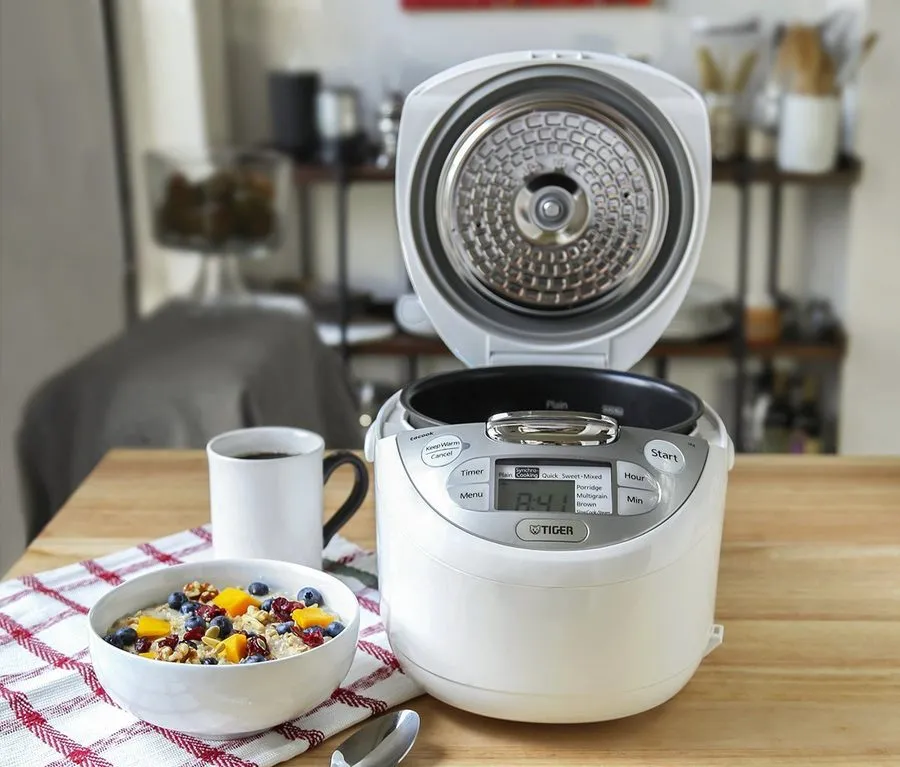Рисоварка Tiger JAX-R10U-WY 5.5-Cup (Uncooked) Micom Rice Cooker & Warmer, Steam — фото лота 1