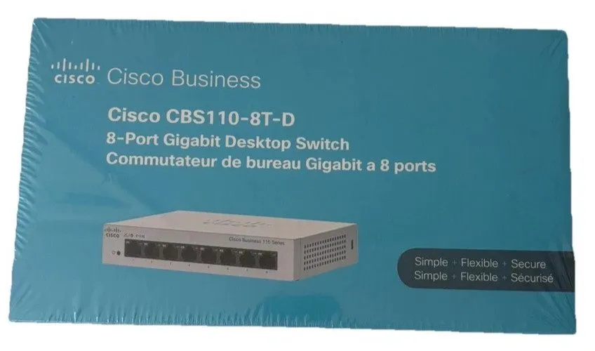 Коммутатор CISCO CBS110-8PP-D UNMANAGED 110 SERIES 8-PORT UNMANAGED POE SWITCH