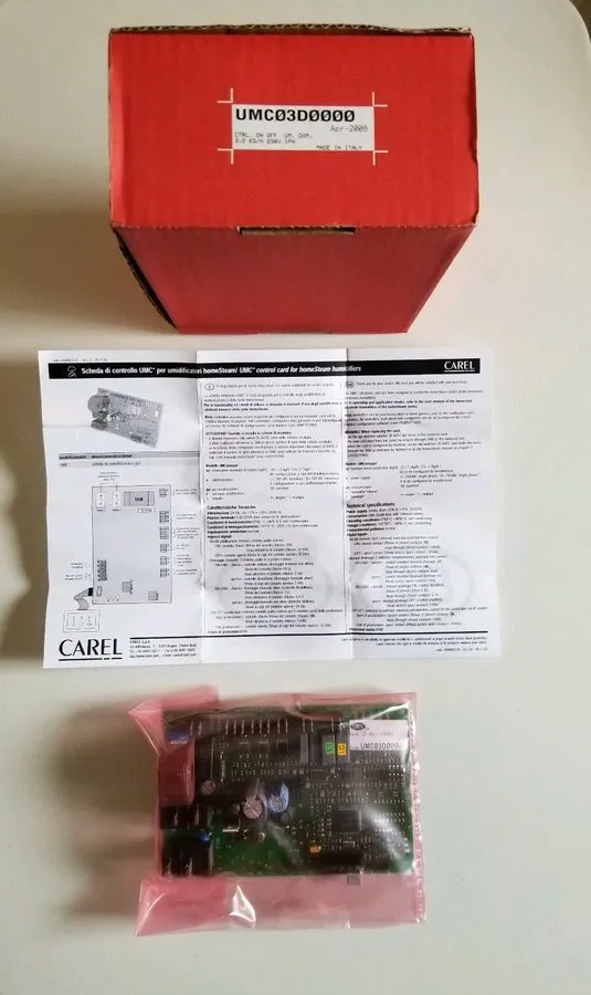 Увлажнитель воздуха Carel Homesteam UMC Series Steam Humidifier Control Board UM — фото лота 2