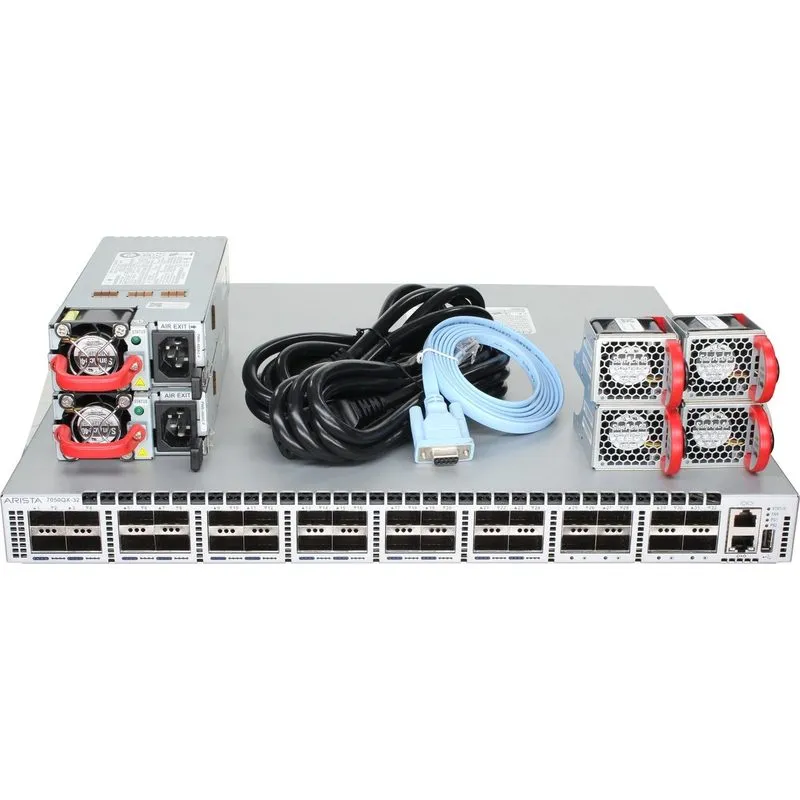 Коммутатор Arista Networks DCS-7050QX-32-F 32-Port 40GbE SFP+ Switch Front to Ba