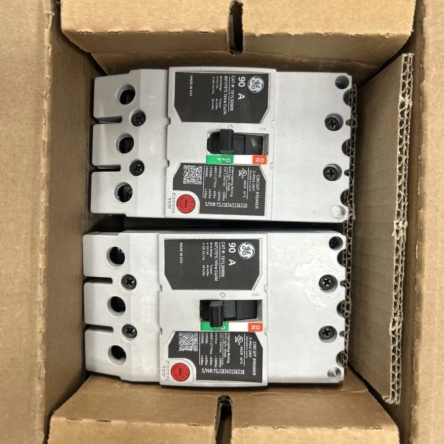 Автоматический выключатель TEYL3090B GE Circuit Breaker 3P TEYL 90A 480V Bolt On