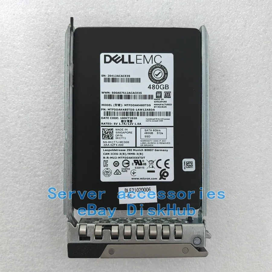 SSD-накопитель MTFDDAK480TDS Micron 5300 PRO Series 480GB SATA 6Gb/s 2.5in Inter