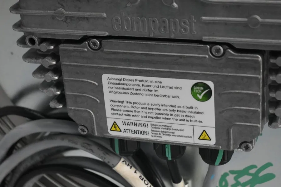Вентилятор Ebmpapst Centrifugal Fan R3G560-AH23-01 400V 4.6A 3~ 560MM 8760m3/h C — фото лота 2