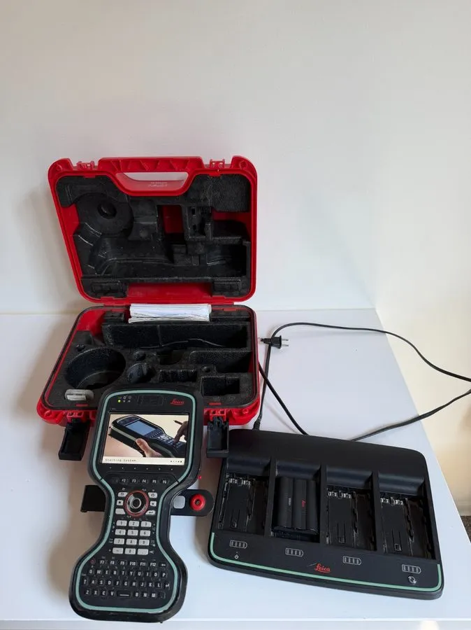 Тахеометр Leica MS60 1" R2000 MultiStation Total Station + Leica CS20 Controller — фото лота 1