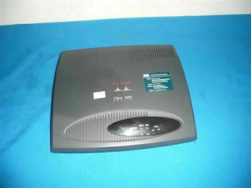 Маршрутизатор Cisco 1603 Ethernet/ISDN-BRI Modular Router
