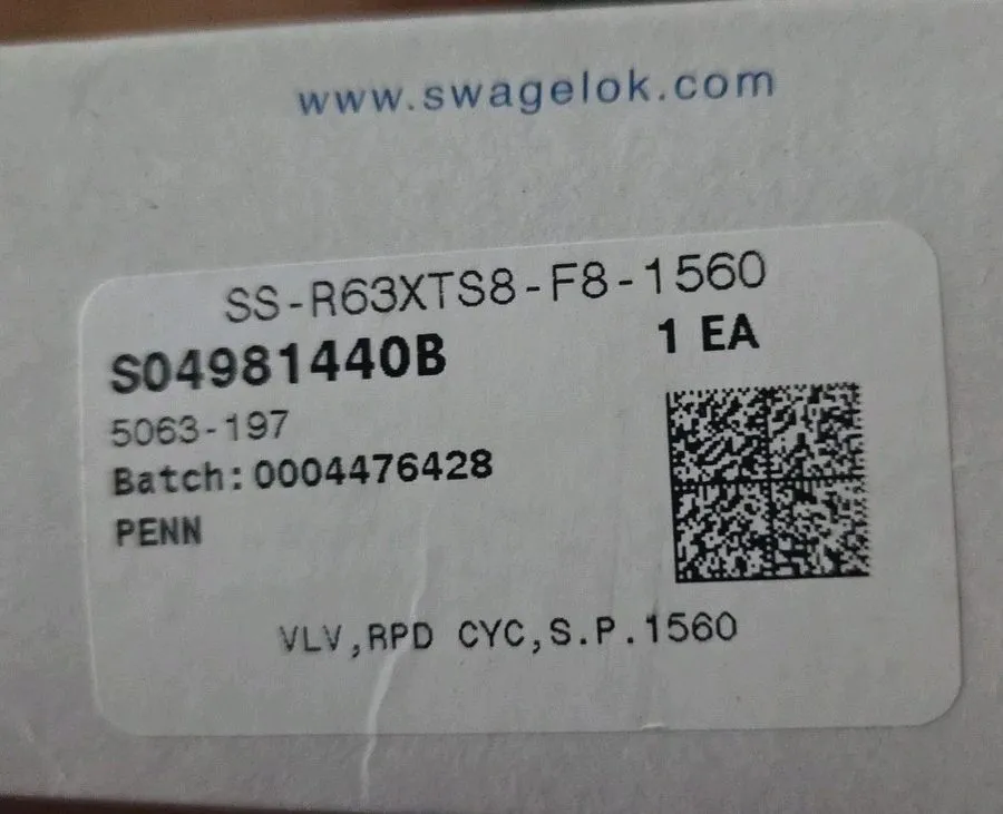 Клапан SWAGELOK SS-R63XTS8 -F8-1560 JL BALL VALVE. 3 WAY. 1/2 INCH. TUBE. QUICK  — фото лота 1