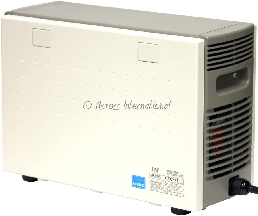 Насос ULVAC DTC-41 1.6 cfm Chemical-Resist Diaphragm Vacuum Pump TUV 110V — фото лота 1