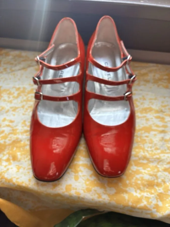 Климатическое оборудование CAREL Paris Kina Red Mary Janes sz US 7.5/EU 38 — фото лота 2