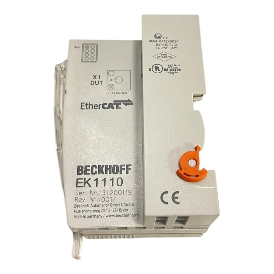 Шлюз полевой шины Beckhoff EK1110 EtherCAT unit — фото лота 1