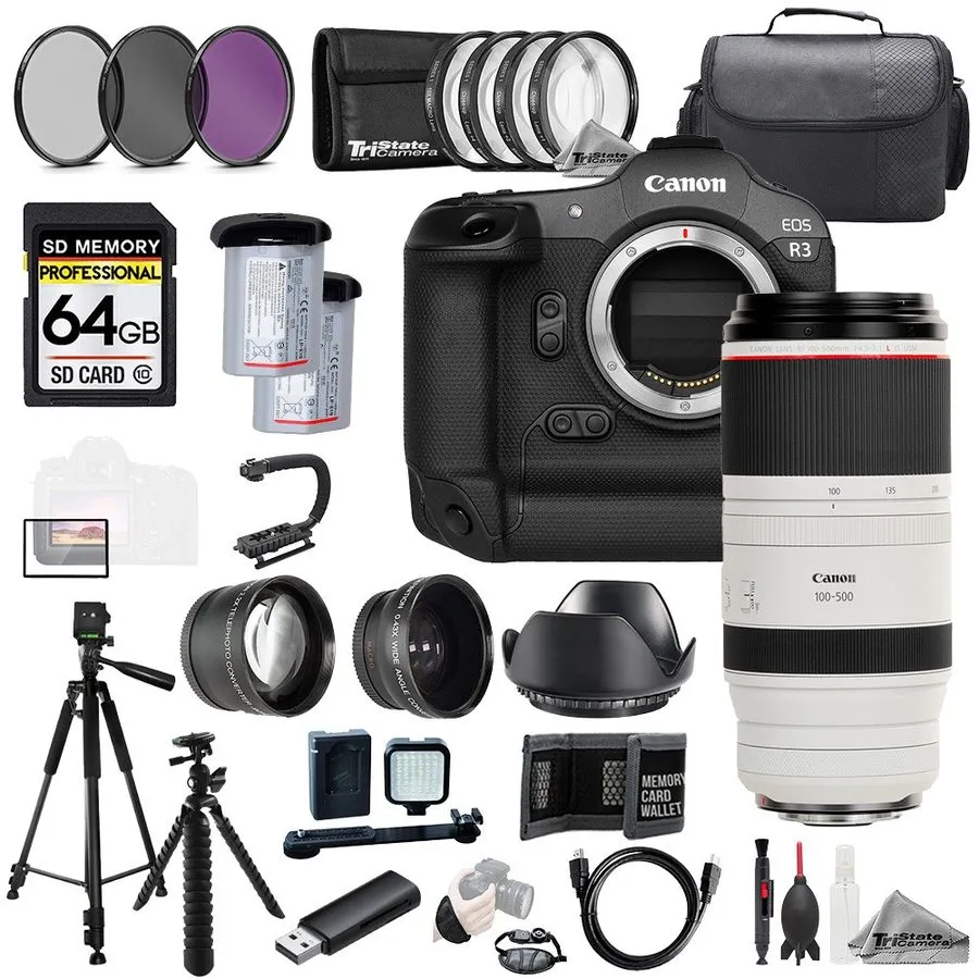 Объектив Canon RF 100-500mm f/4.5-7.1 L IS USM Mirrorless Lens USA Model