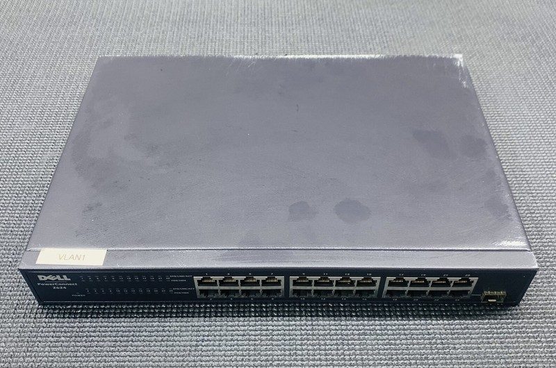 Коммутатор Dell PowerConnect 2624 24-Port Gigabit Managed Ethernet Switch Rackmo