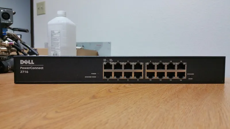 Коммутатор Dell PowerConnect 2716 16-Port 1Gbps Gigabit External Switch Managed