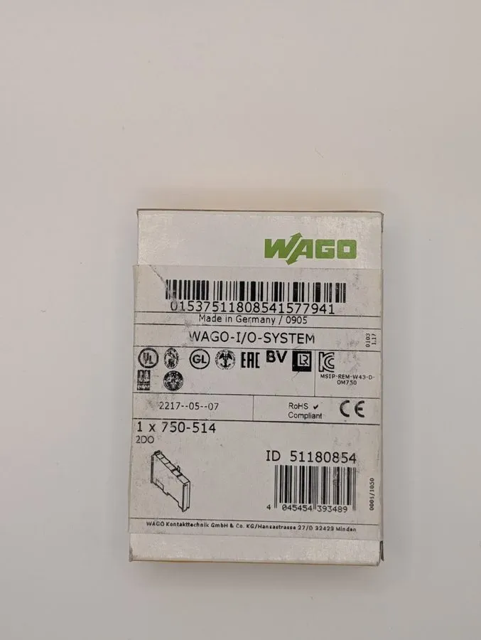 ПЛК WAGO 750-514 2DO 125VAC PLC MODULE