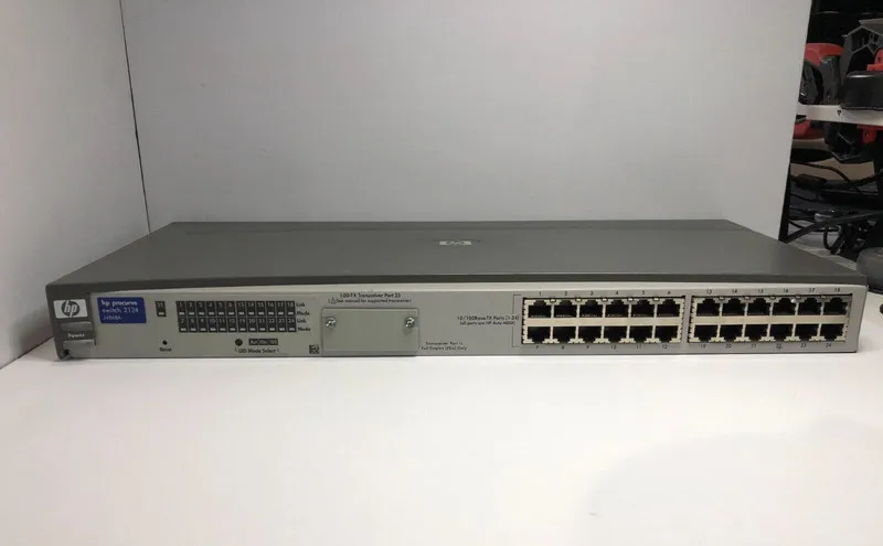 Коммутатор HP Procurve Model 2124 J4868A 24 port 10/100 Ethernet Switch