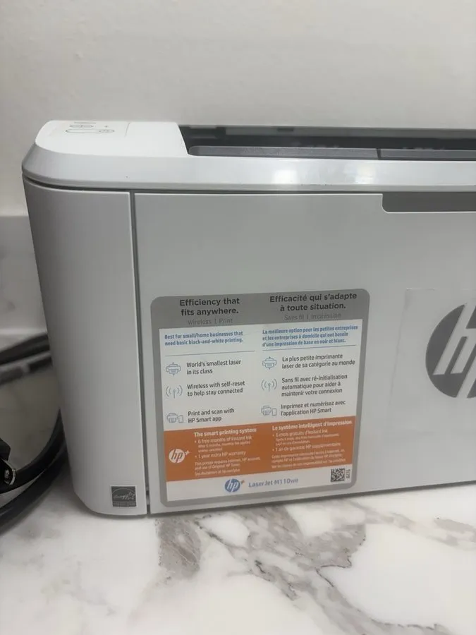 Лазерный принтер HP LaserJet M110we Wireless Black & White Compact Laser Printer — фото лота 2