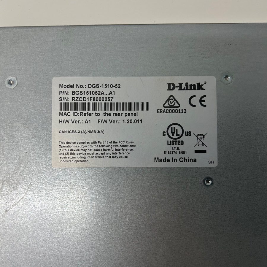 Фото лота DGS-1510-52 от продавца №26669